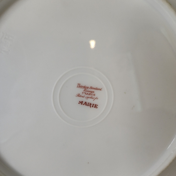 1890-1910 Theodore Haviland Limoges France "Marie" Plate - Picture 2 of 7